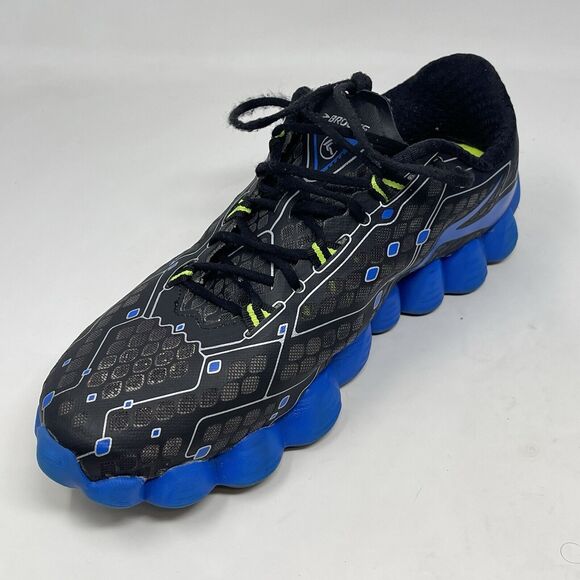 Brooks Neuro Shoes Mens 9 D Black Blue Walking Running Sneakers - Picture 8 of 15
